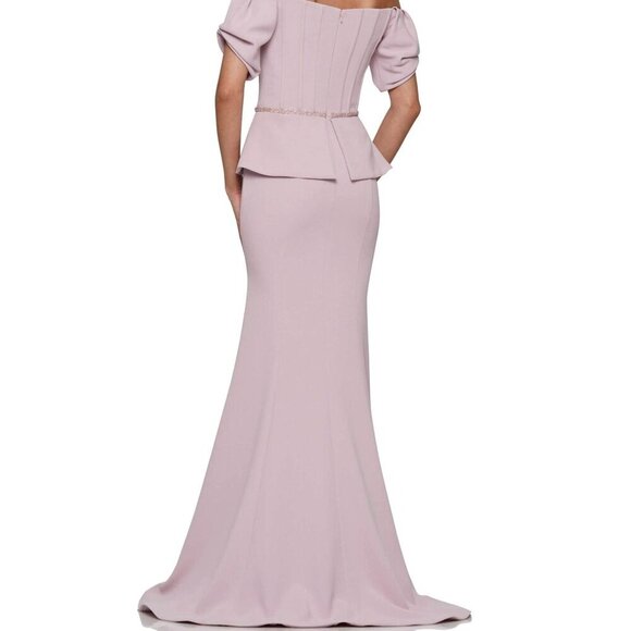 NWT Rina Di Montella RD2965 Mother of the Bride Dress Dusty Rose Size 8 - Picture 4 of 6